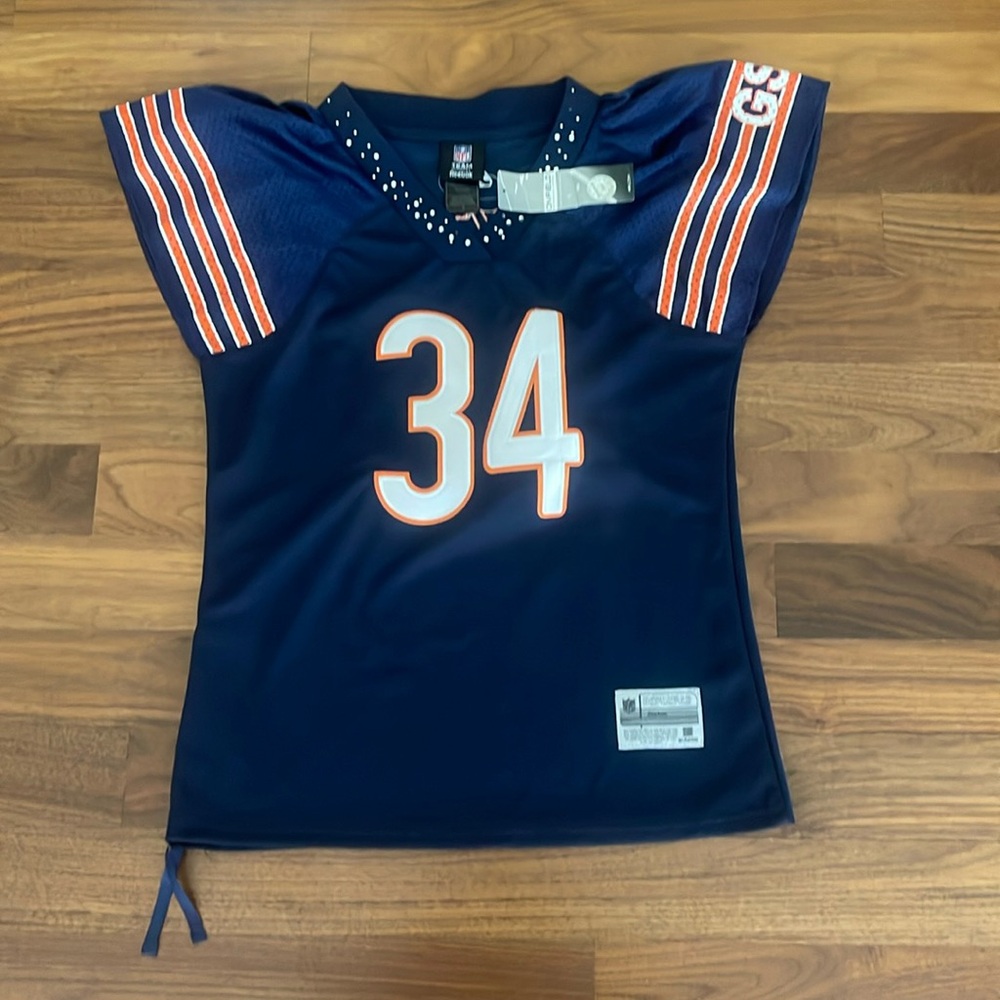 NWT NFL Chicago Bears Reebok Walter Peyton #34 Equipment On Field Jersey - Picture 1 of 8